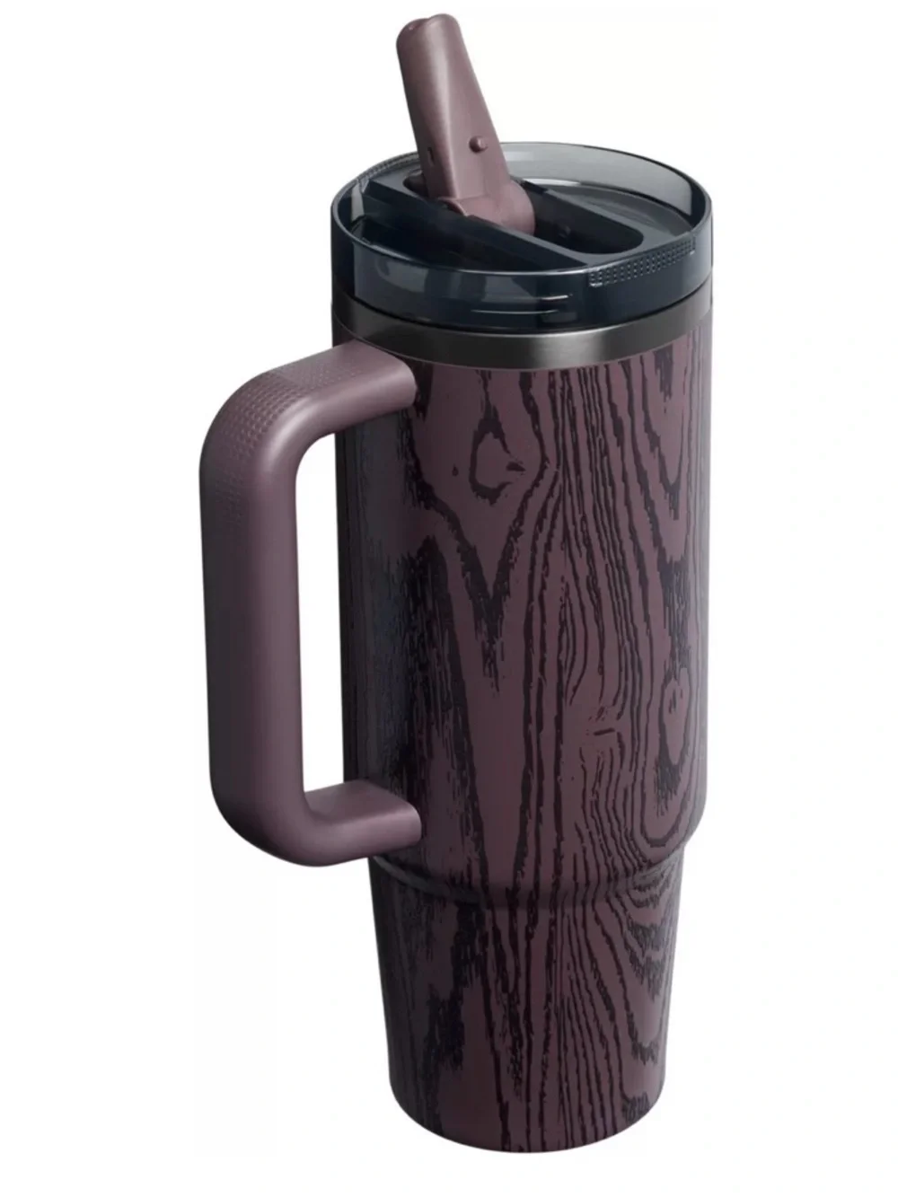 Wood grain Stanley 30 oz. Quencher ProTour Flip Straw Tumbler - Picture 2 of 4